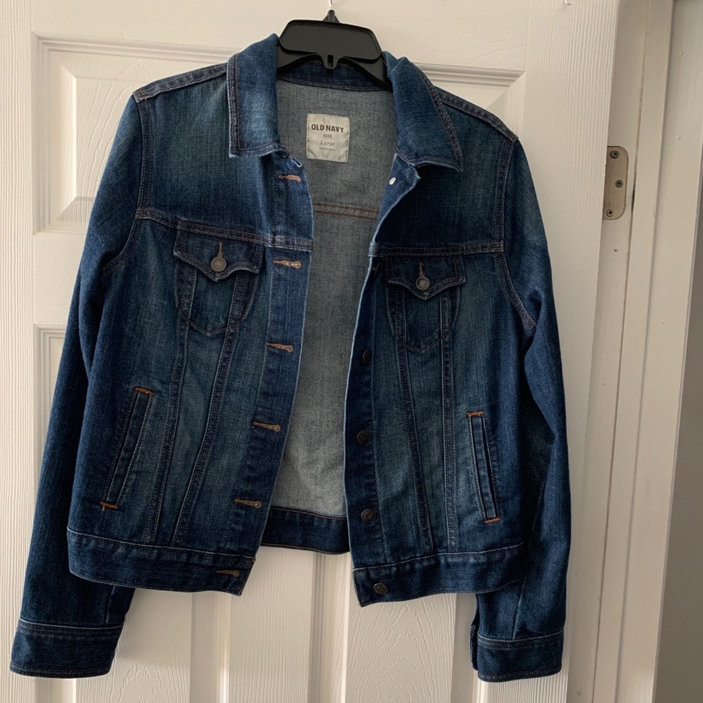 Women Old Navy Denim Jacket Size L